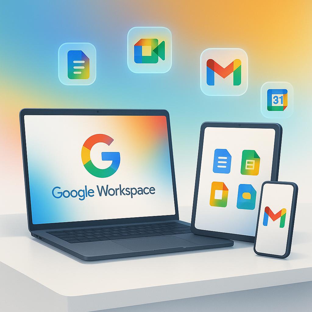 Google Workspace 換 Logo 了！新版哪裡不同？一次看懂「漸層」設計背後的 AI 品牌戰略